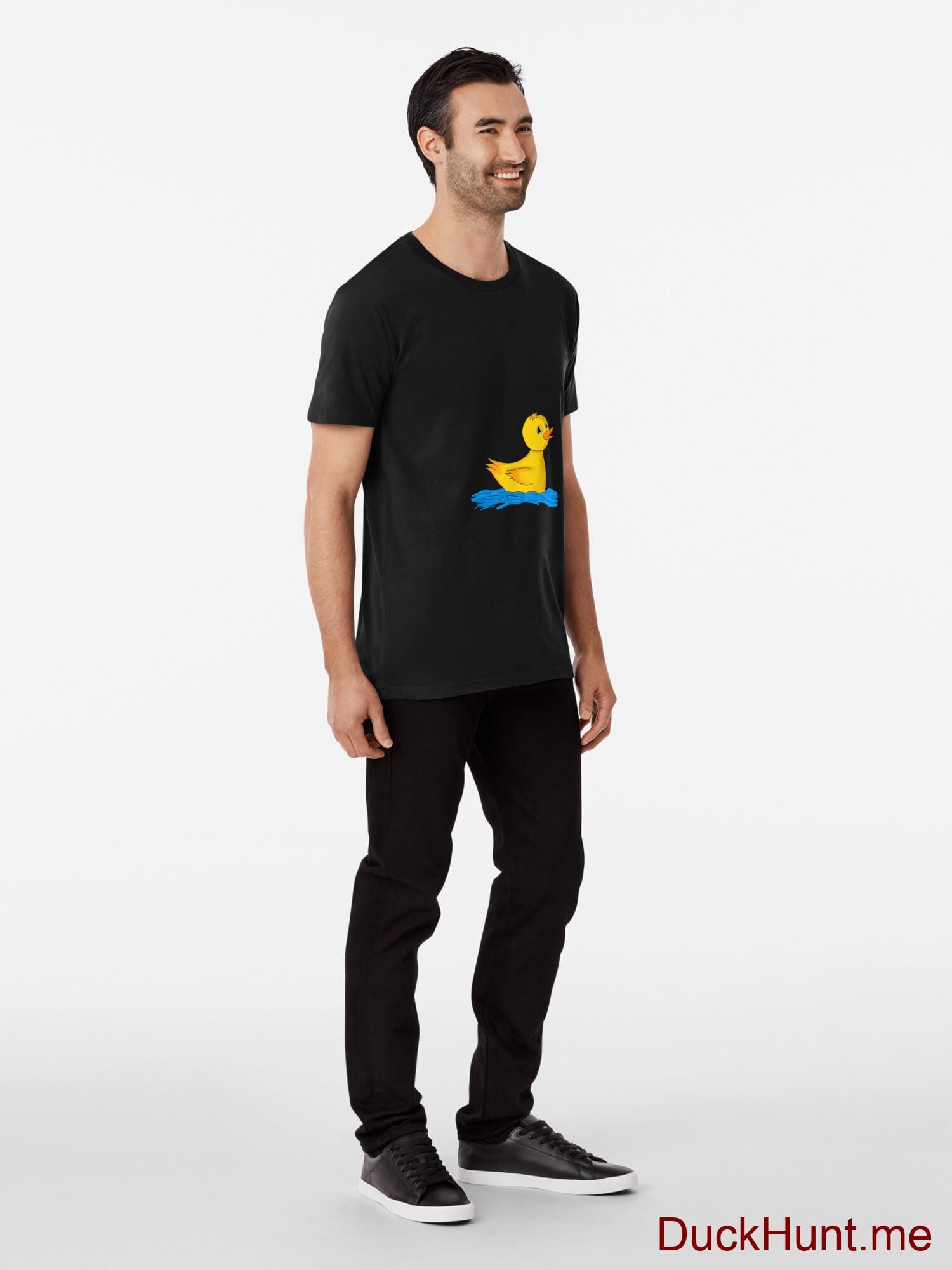 Plastic Duck Black Premium T-Shirt (Front printed) alternative image 2