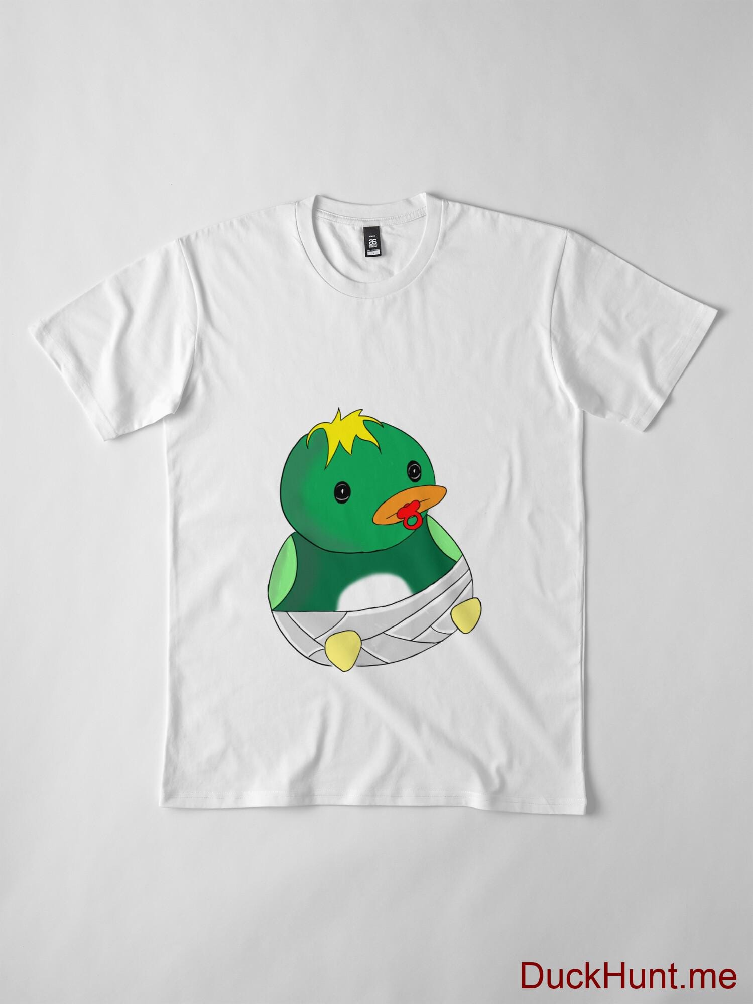 Baby duck White Premium T-Shirt (Front printed) alternative image 3