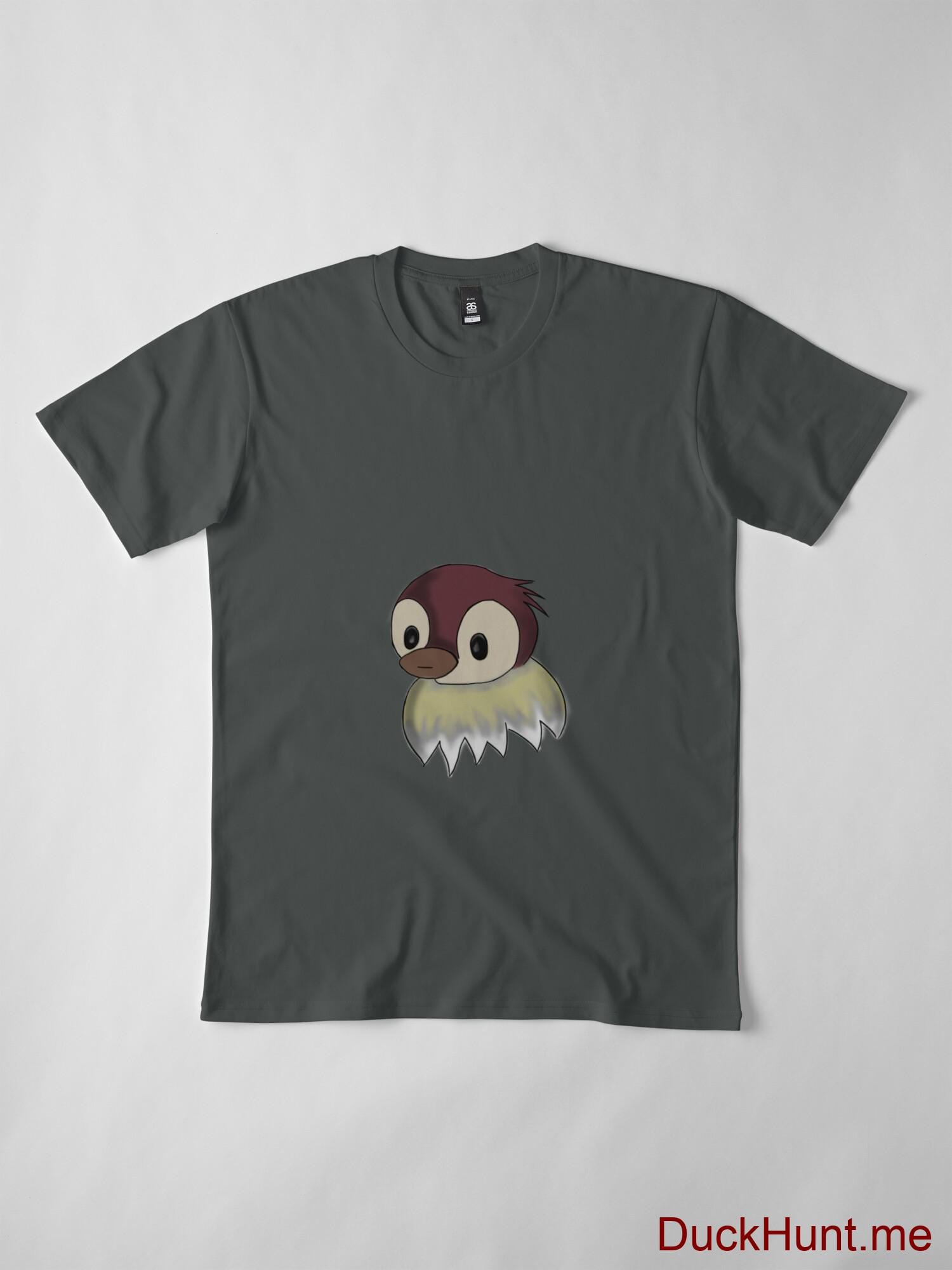 Ghost Duck (fogless) Dark Grey Premium T-Shirt (Front printed) alternative image 3