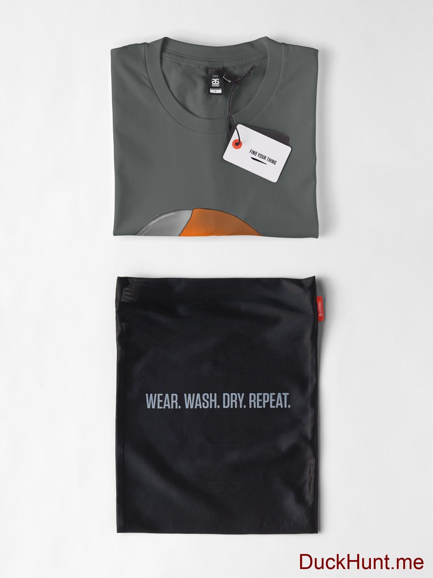 Mechanical Duck Dark Grey Premium T-Shirt (Back printed) alternative image 5