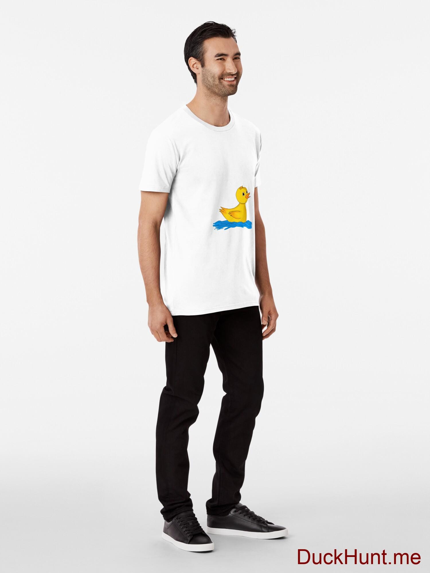 Plastic Duck White Premium T-Shirt (Front printed) alternative image 2