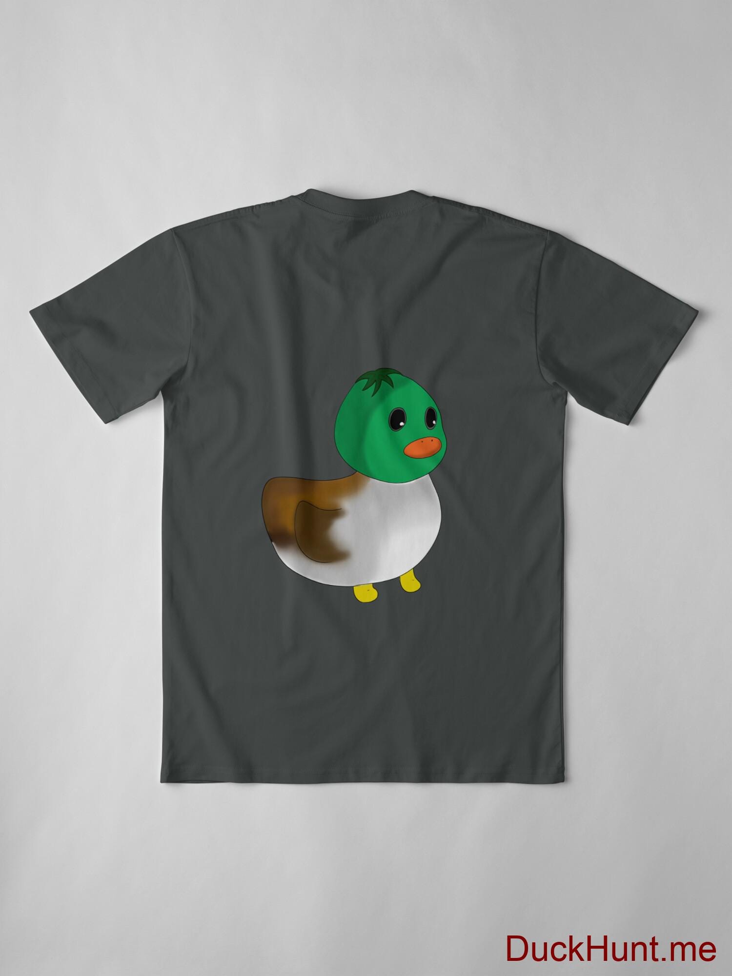 Normal Duck Dark Grey Premium T-Shirt (Back printed) alternative image 2