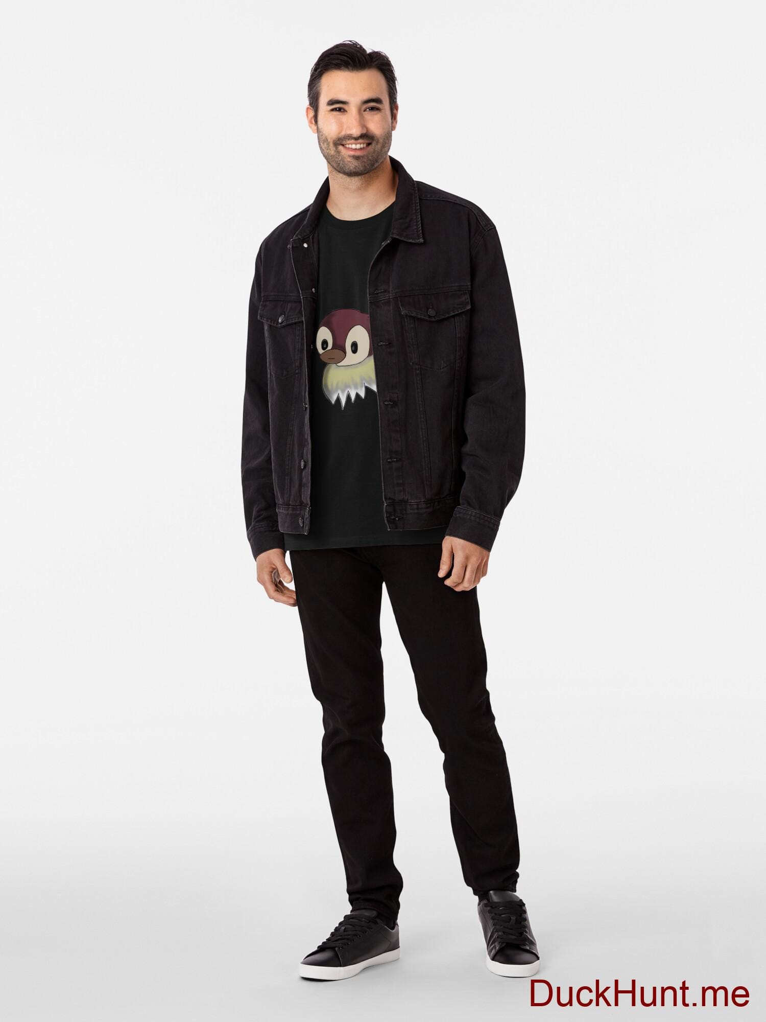 Ghost Duck (fogless) Black Premium T-Shirt (Front printed) alternative image 4