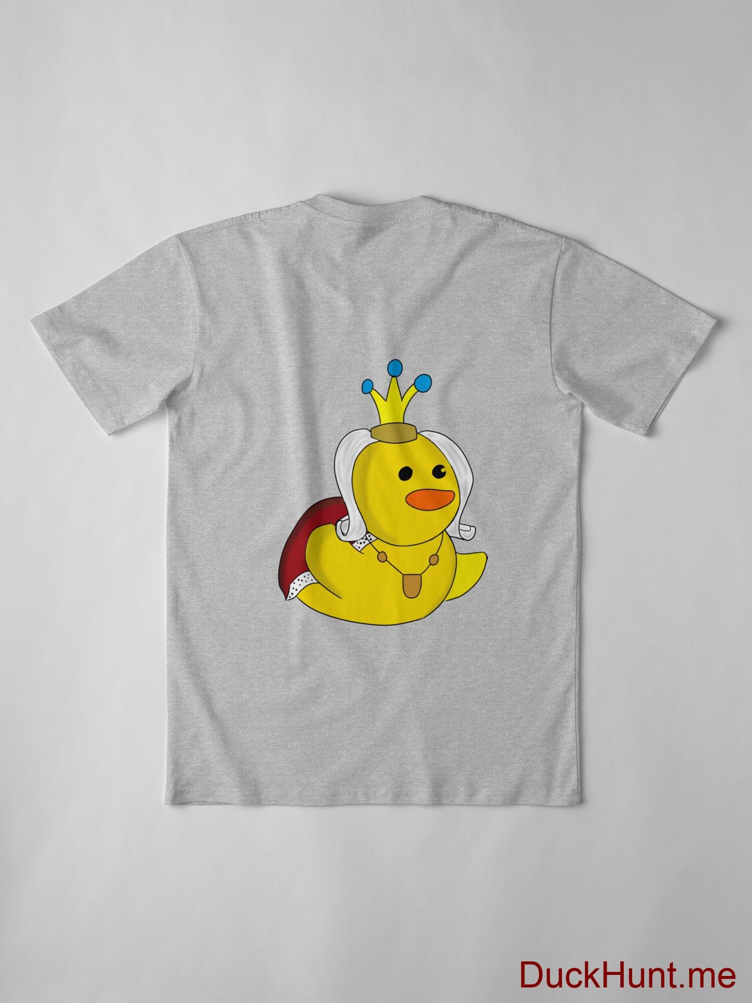 Royal Duck Heather Grey Premium T-Shirt (Back printed) alternative image 2