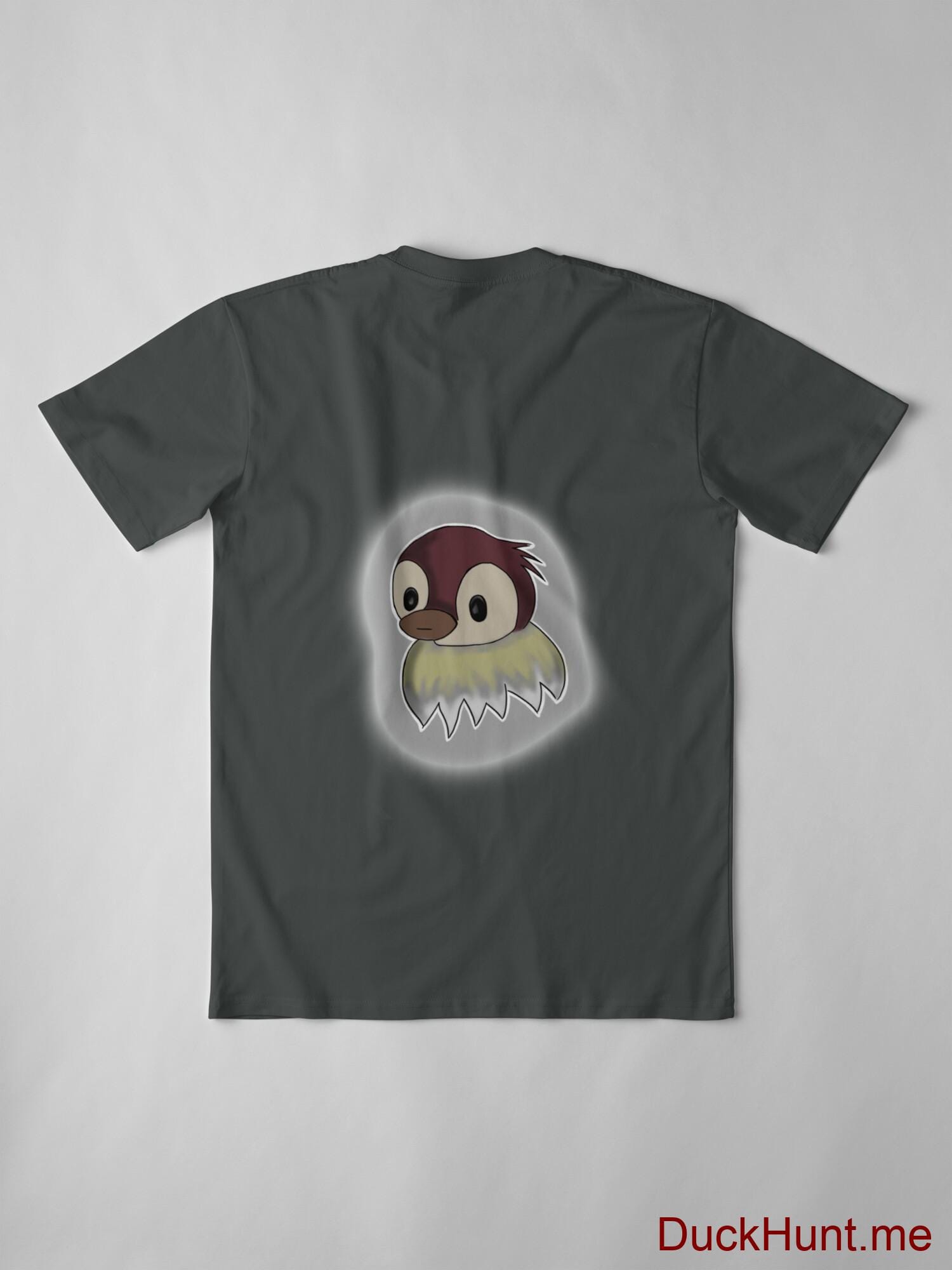 Ghost Duck (foggy) Dark Grey Premium T-Shirt (Back printed) alternative image 2