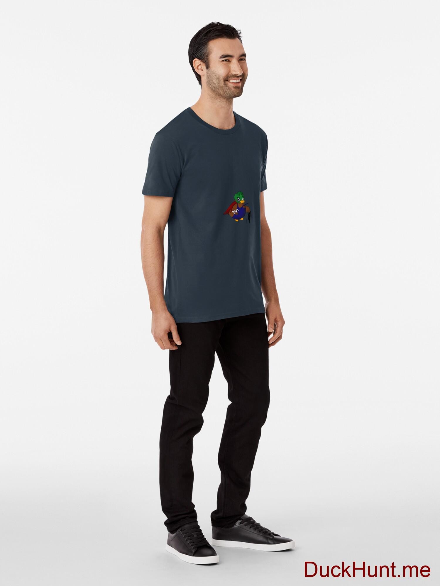 Dead DuckHunt Boss (smokeless) Navy Premium T-Shirt (Front printed) alternative image 2