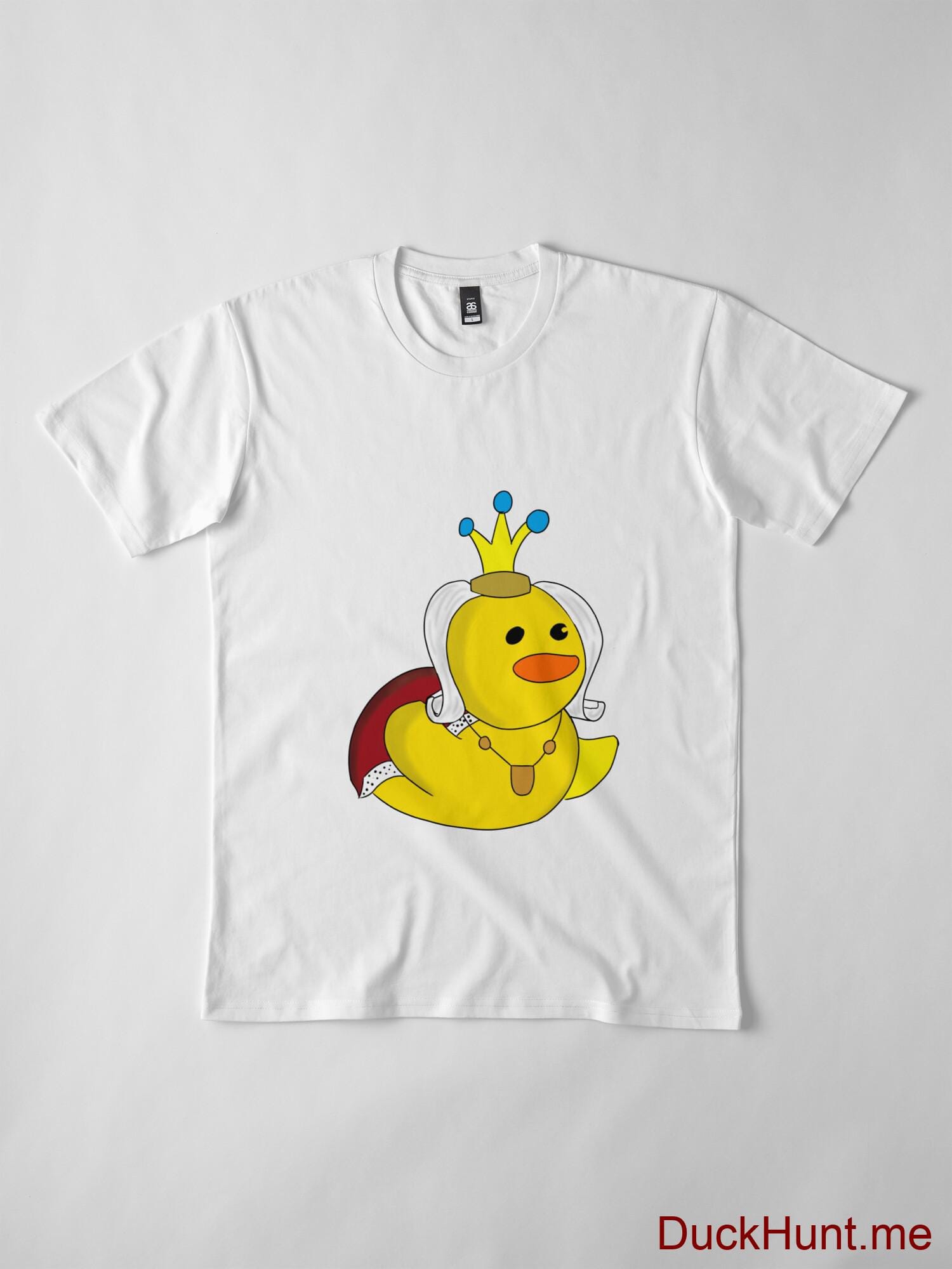 Royal Duck White Premium T-Shirt (Front printed) alternative image 3