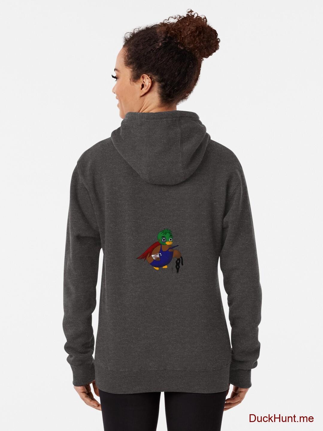 Dead DuckHunt Boss (smokeless) Charcoal Heather Pullover Hoodie (Back printed) alternative image 1
