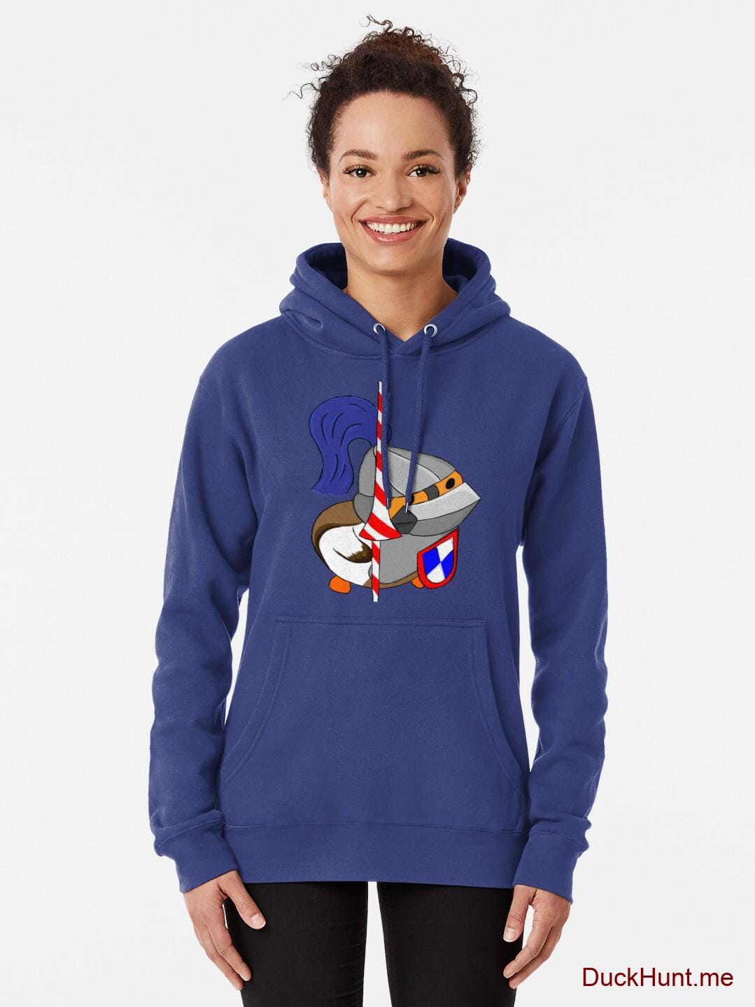 Armored Duck Blue Pullover Hoodie (Front printed) alternative image 1