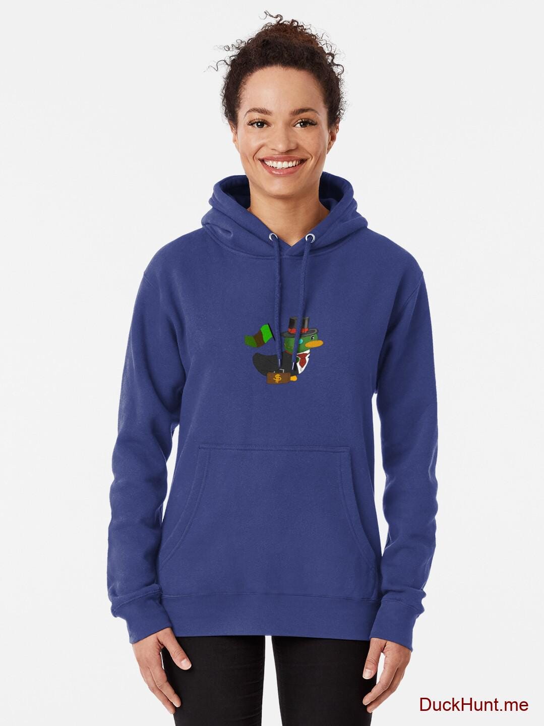 Golden Duck Blue Pullover Hoodie (Front printed) alternative image 1