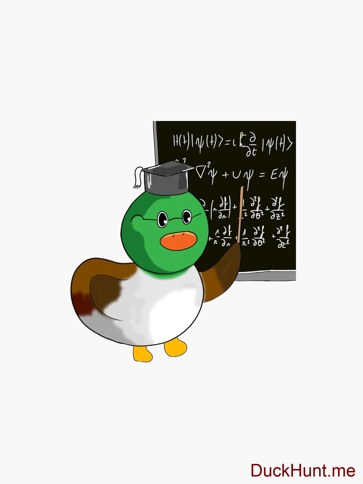 Prof Duck Sticker alternative image 2