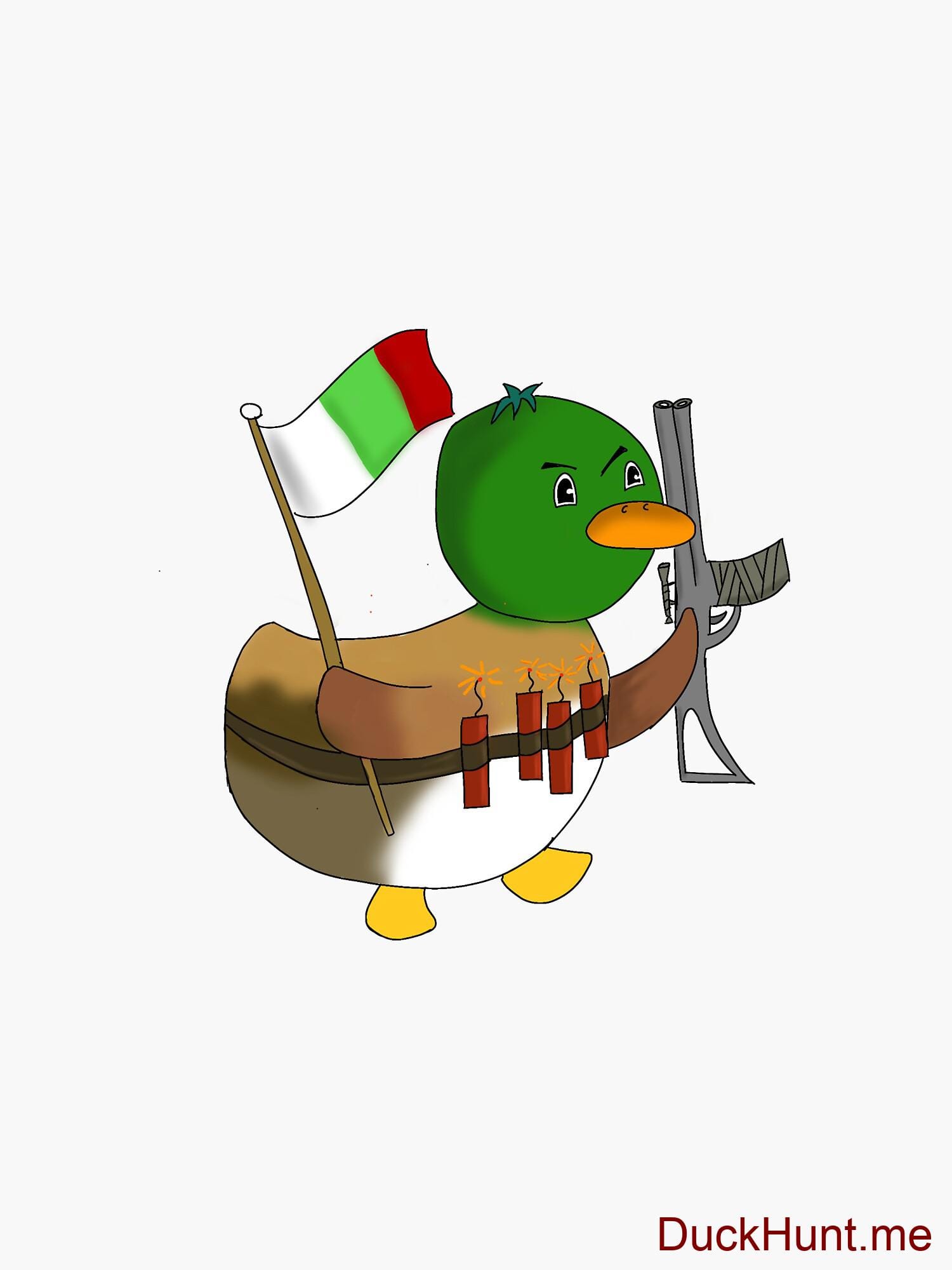 Kamikaze Duck Sticker alternative image 2