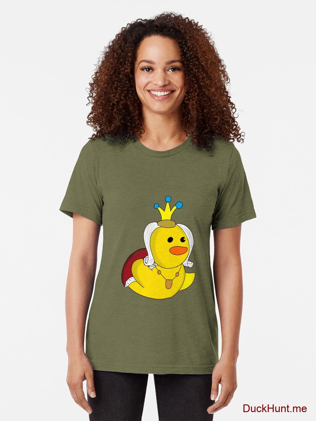 Royal Duck Green Tri-blend T-Shirt (Front printed) alternative image 1
