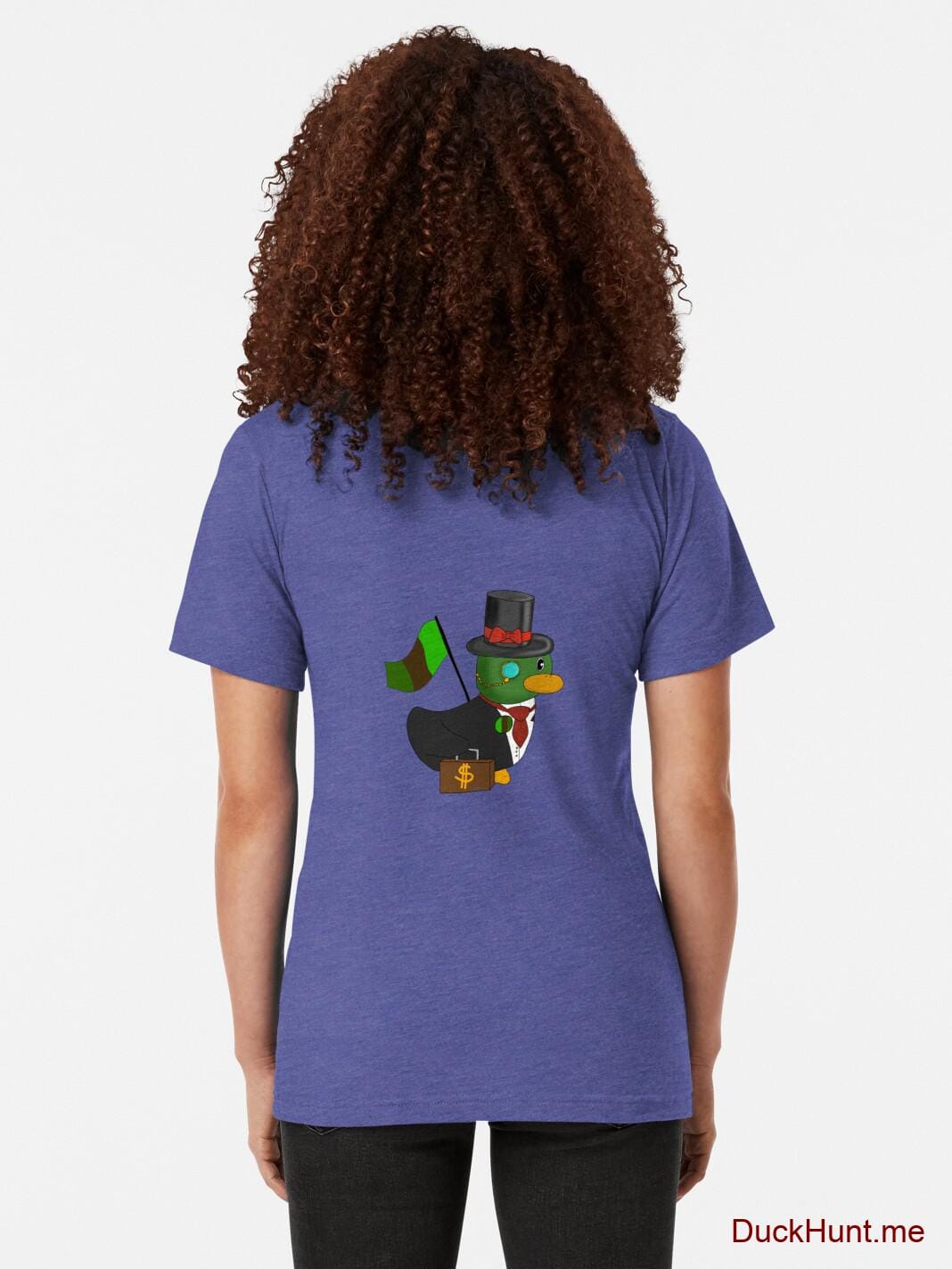 Golden Duck Royal Tri-blend T-Shirt (Back printed) alternative image 1