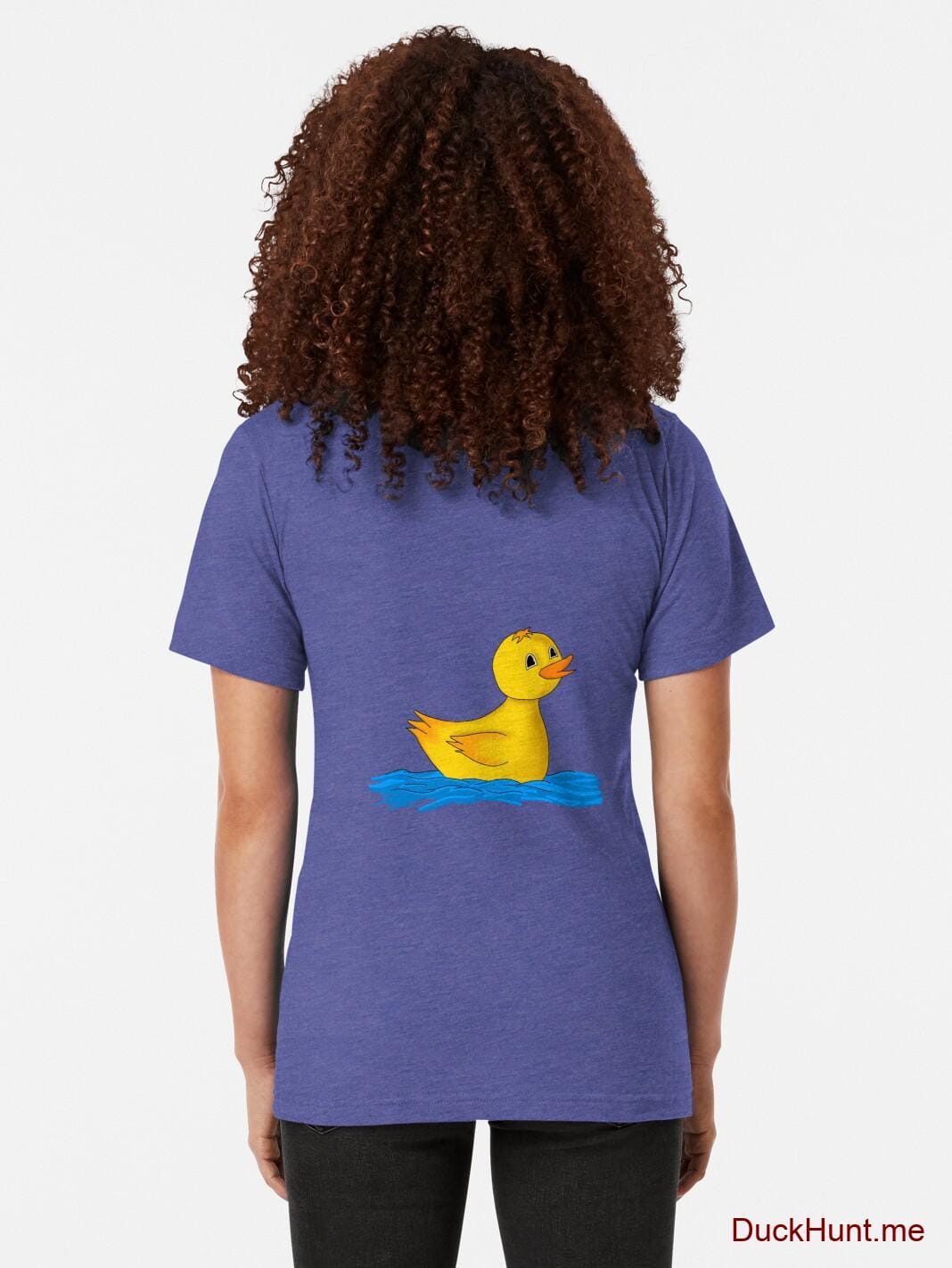 Plastic Duck Royal Tri-blend T-Shirt (Back printed) alternative image 1