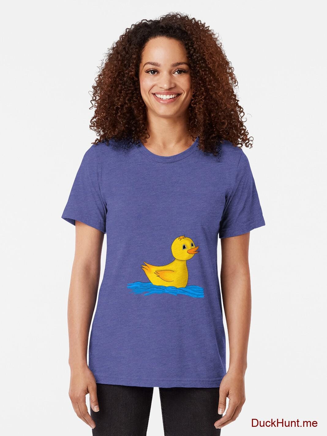 Plastic Duck Royal Tri-blend T-Shirt (Front printed) alternative image 1