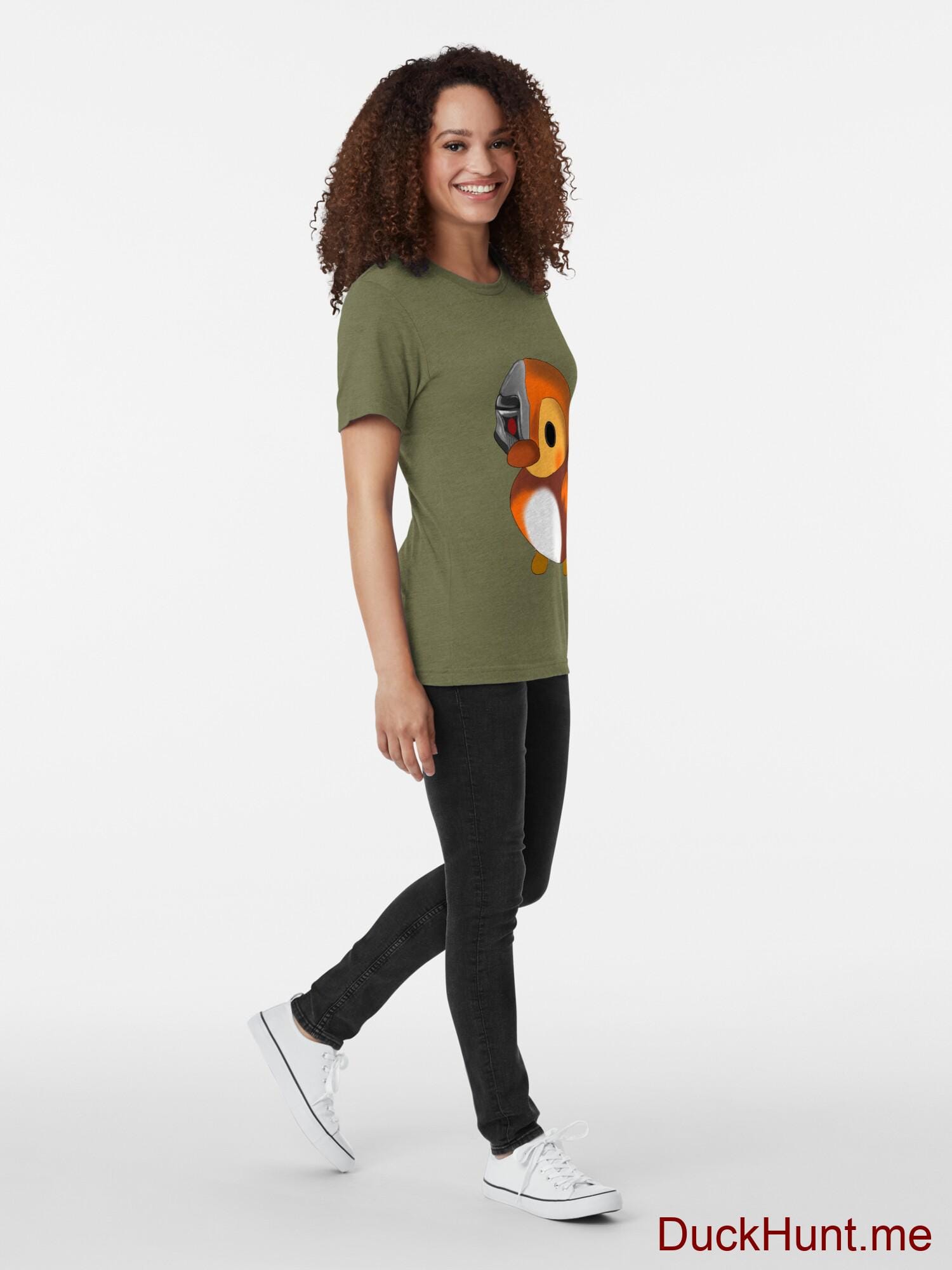 Mechanical Duck Green Tri-blend T-Shirt (Front printed) alternative image 3
