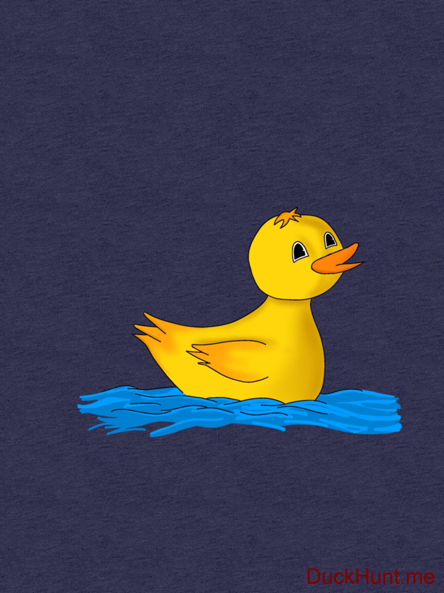 Plastic Duck Navy Tri-blend T-Shirt (Front printed) alternative image 2