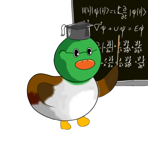 Big brain time, with the Pr. Duck.
