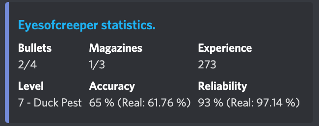 Vous pouvez même voir votre niveau !