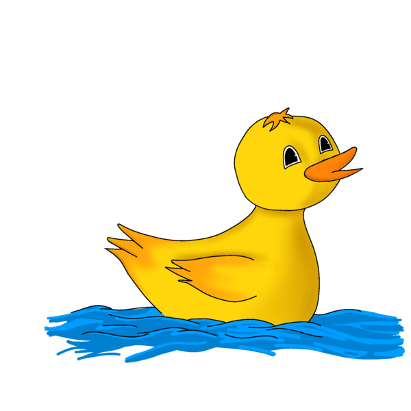 Le canard au-dessus de moi est jaloux