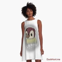 Ghost Duck (foggy) A-Line Dress