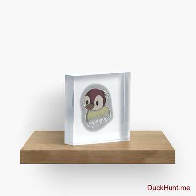 Ghost Duck (foggy) Acrylic Block image