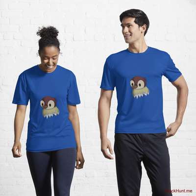 Ghost Duck (fogless) Royal Blue Active T-Shirt (Front printed) image