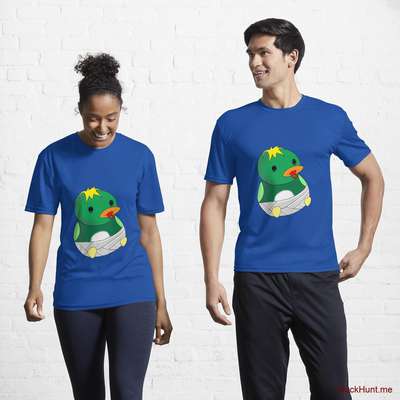 Baby duck Royal Blue Active T-Shirt (Front printed) image