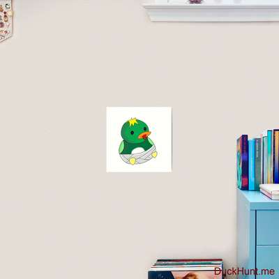 Baby duck Art Print image