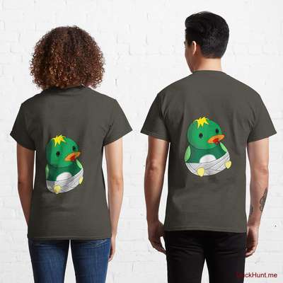 Baby duck Army Classic T-Shirt (Back printed) image