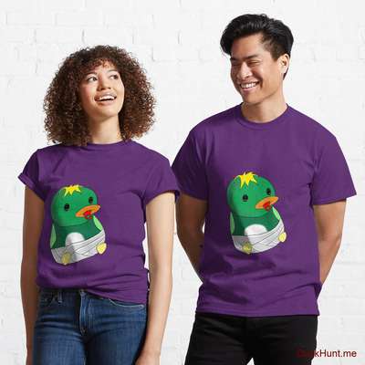 Baby duck Purple Classic T-Shirt (Front printed) image
