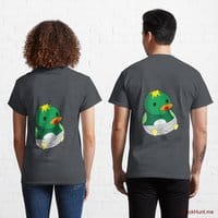 Baby duck Denim Heather Classic T-Shirt (Back printed)