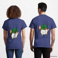 Super duck Blue Classic T-Shirt (Back printed)