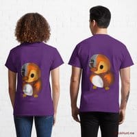 Mechanical Duck Purple Classic T-Shirt (Back printed)