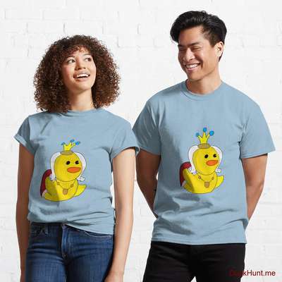 Royal Duck Light Blue Classic T-Shirt (Front printed) image