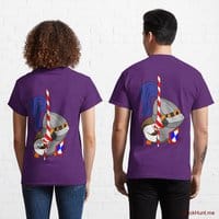 Armored Duck Purple Classic T-Shirt (Back printed)