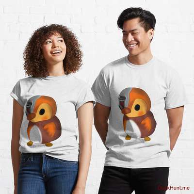 Mechanical Duck White Classic T-Shirt (Front printed) image