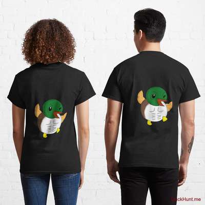Super duck Black Classic T-Shirt (Back printed) image