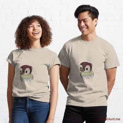Ghost Duck (fogless) Creme Classic T-Shirt (Front printed) image