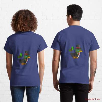 Golden Duck Blue Classic T-Shirt (Back printed) image