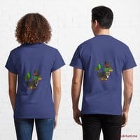 Golden Duck Blue Classic T-Shirt (Back printed)