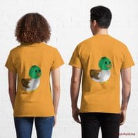 Normal Duck Gold Classic T-Shirt (Back printed)