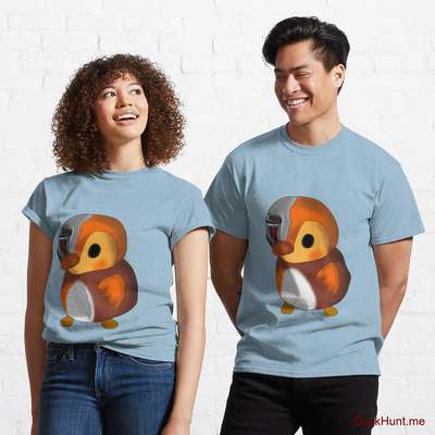 Mechanical Duck Light Blue Classic T-Shirt (Front printed) image