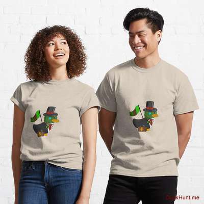 Golden Duck Creme Classic T-Shirt (Front printed) image