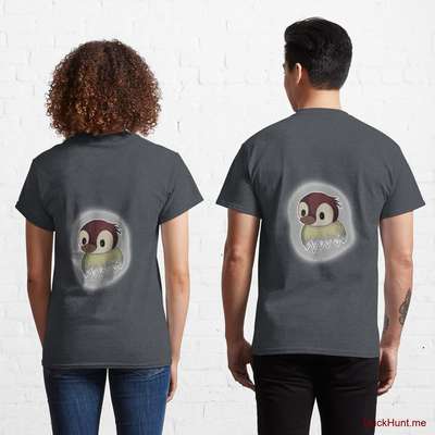 Ghost Duck (foggy) Denim Heather Classic T-Shirt (Back printed) image