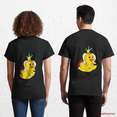 Royal Duck Black Classic T-Shirt (Back printed) image