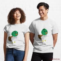 Normal Duck White Classic T-Shirt (Front printed)