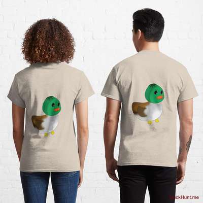 Normal Duck Creme Classic T-Shirt (Back printed) image