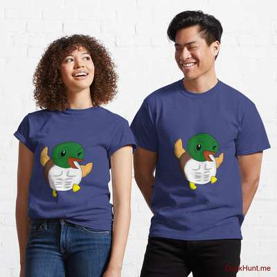 Super duck Blue Classic T-Shirt (Front printed) image